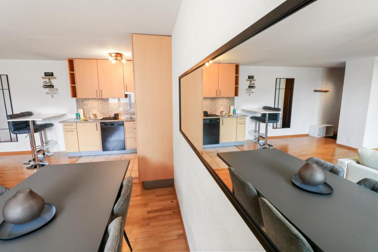 Logement Chaleureux Au Coeur De La Station Crans-Montana Exterior foto