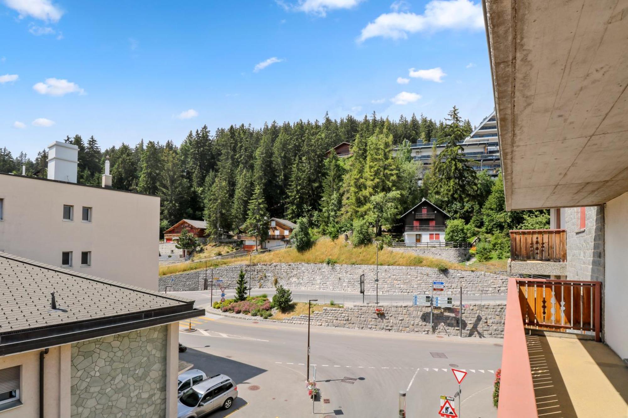 Logement Chaleureux Au Coeur De La Station Crans-Montana Exterior foto